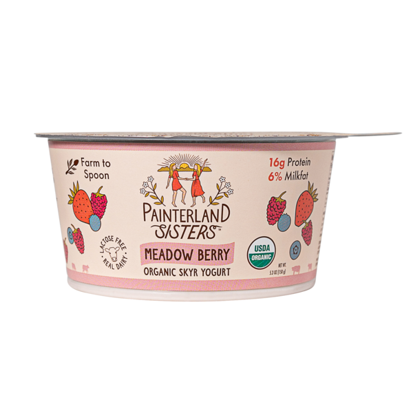 Painterland Sisters Meadow Berry Organic Skyr Yogurt  DestGlow
