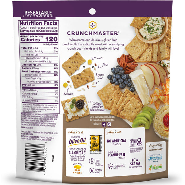 Crunchmaster Multi-Grain, Aged White Cheddar  DestGlow