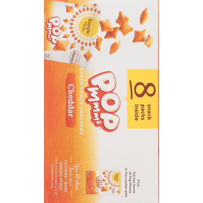 Simple Mills  Snack Crackers, Cheddar, Baked  DestGlow