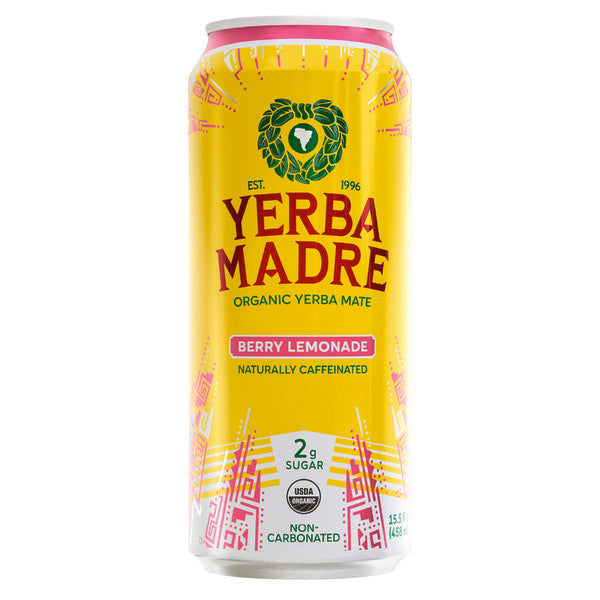 Yerba Madre Organic Yerba Mate Berry Lemonade  DestGlow