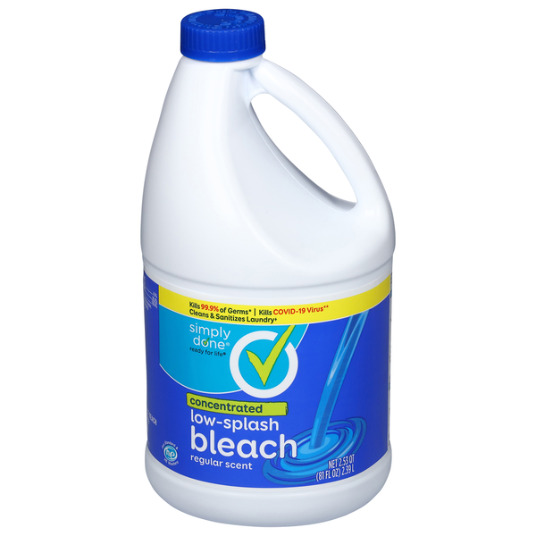 Simply Done Bleach, Concentrated, Low-Splash, Regular Scent  DestGlow
