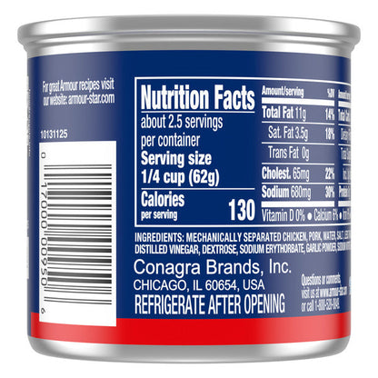 Armour Potted Meat Canned Meat