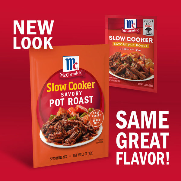 McCormick® Slow Cooker Savory Pot Roast Seasoning Mix  DestGlow