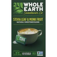 Whole Earth Sweetener Blend, Natural, Stevia Leaf ...
️  DestGlow