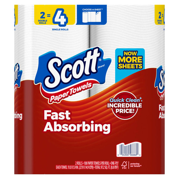 Scott Fast Absorbing Paper Towels  DestGlow