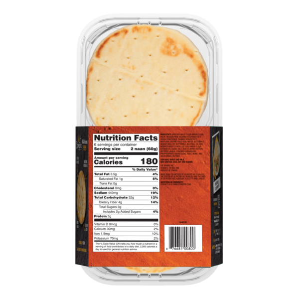 Stonefire Original Naan Rounds 12pk  DestGlow