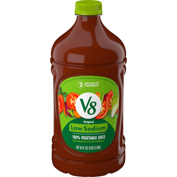 V8 Low Sodium Original 100% Vegetable Juice  DestGlow
