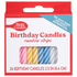 Betty Crocker Rainbow Stripe Birthday Candles  DestGlow
