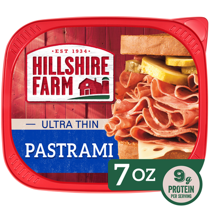 Hillshire Farm Ultra Thin Sliced Pastrami Sandwich Meat, 7 oz