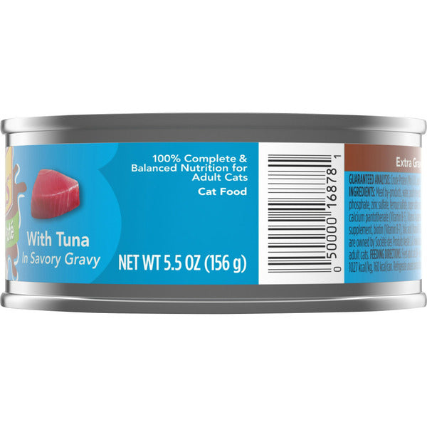 Purina Friskies Gravy Pate Wet Cat Food, Extra Gravy Pate With Tuna in Savory Gravy  DestGlow