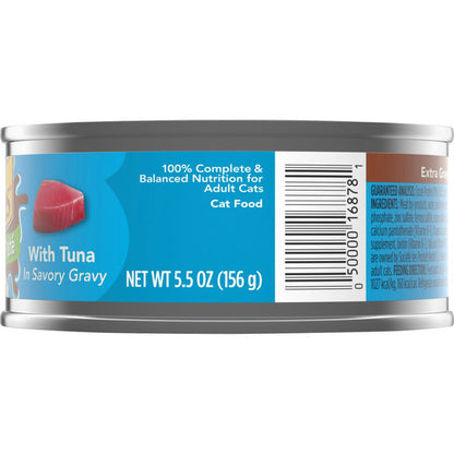 Purina Friskies Gravy Pate Wet Cat Food, Extra Gravy Pate With Tuna in Savory Gravy  DestGlow