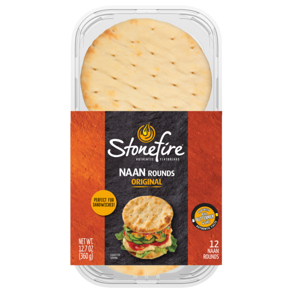 Stonefire Original Naan Rounds 12pk  DestGlow