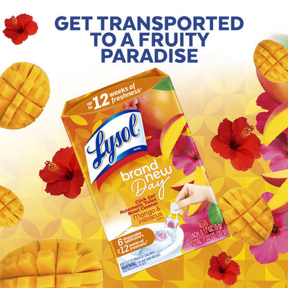 Lysol Click Gel Automatic Toilet Bowl Cleaner, Mango &amp; Hibiscus