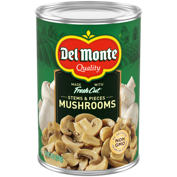 Del Monte Mushroom Stems  DestGlow