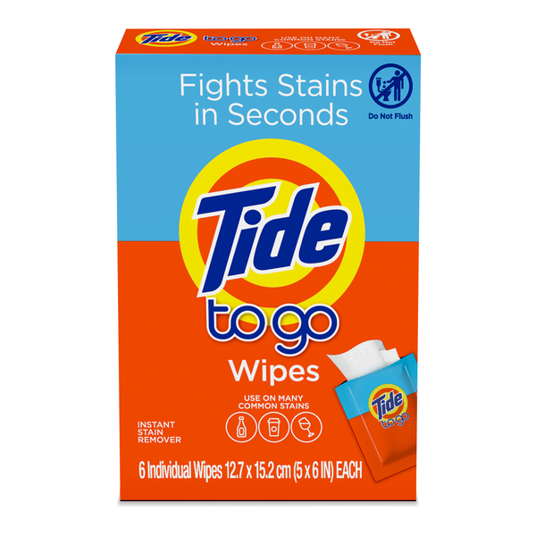 Tide Wipes, Instant Stain Remover  DestGlow