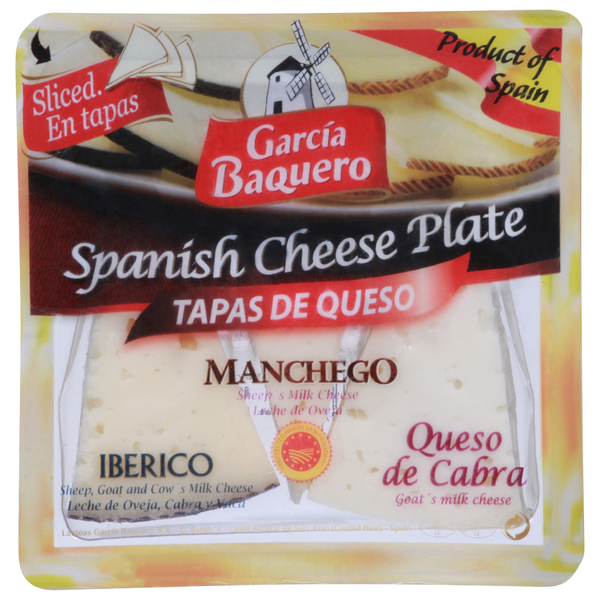 Garcia Baquero Cheese Plate, Spanish, Manchego, Sliced  DestGlow
