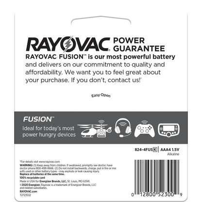 RAYOVAC AAA Batteries, Triple A Alkaline Batteries