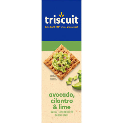 TRISCUIT Avocado, Cilantro &amp; Lime Whole Grain Wheat Crackers