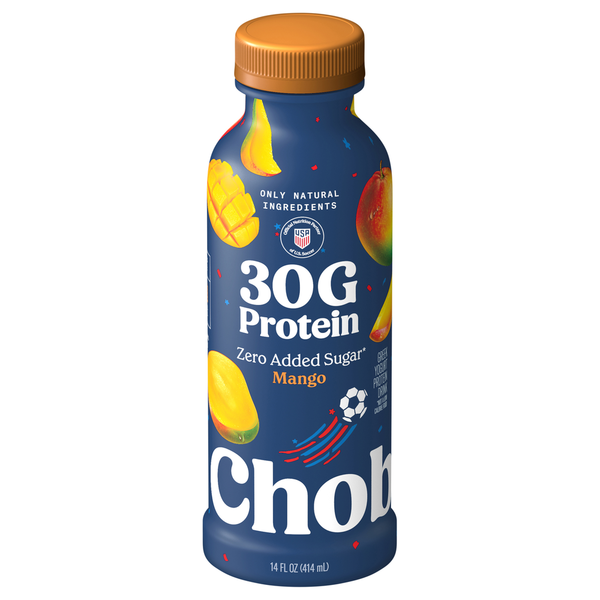Chobani Zero Added Sugar Greek Yogurt Mango Protein Drink  DestGlow
