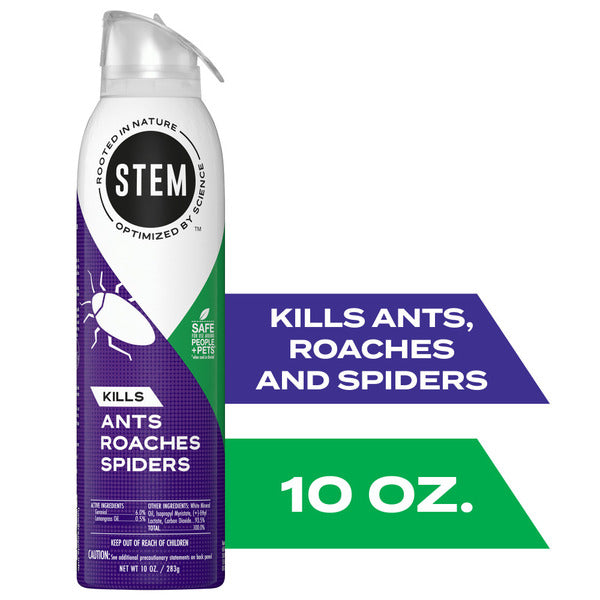 Stem Kills Ants, Roaches and Spiders Bug Spray, plant-based active ingredient  DestGlow