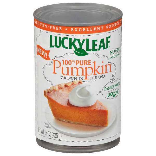 Lucky Leaf 100% Pure Pumpkin  DestGlow