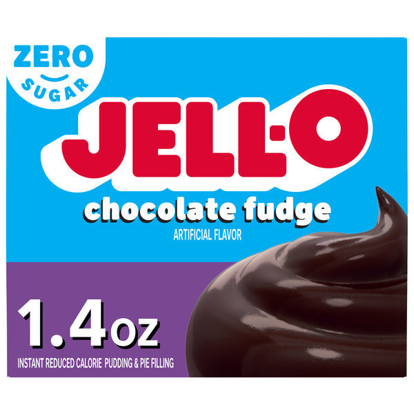 Jell-O Zero Sugar Chocolate Fudge Instant Pudding &amp; Pie Filling