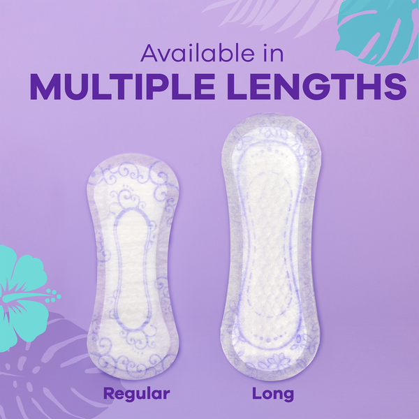 Always Daily Protect Liners, Long Length, Unscented  DestGlow