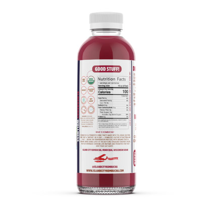 Island City Kombucha Organic Elderberry Wellness Kombucha