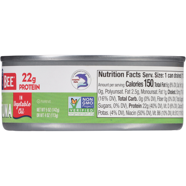 Bumble Bee Chunk in Vegetable Oil Light Tuna  DestGlow
