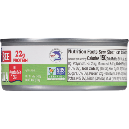 Bumble Bee Chunk in Vegetable Oil Light Tuna  DestGlow