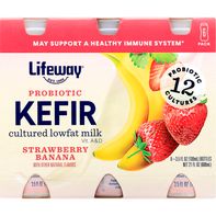 Lifeway Kefir, Strawberry Banana, 6 Pack️  DestGlow