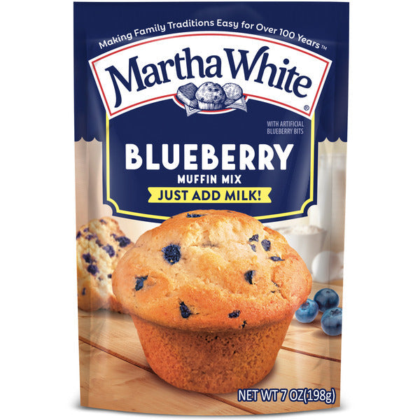 Martha White Blueberry Muffin Mix, 7 Oz Bag  DestGlow