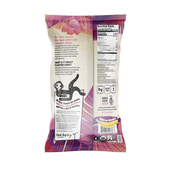 Barnana Organic Plantain Chips, Himalayan Pink Salt, Kettle Cooked  DestGlow