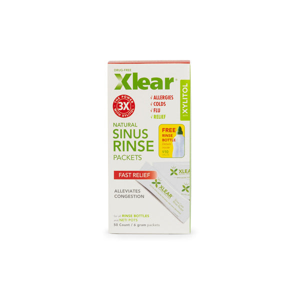 Xlear Sinus Rinse Packets, Fast Relief with Moisturizing Xylitol  DestGlow