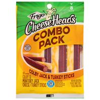 Frigo Cheese Heads Colby Jack Cheese &amp; Turkey Stic...
️