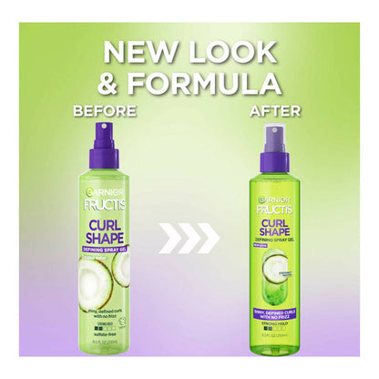 Garnier Curl Shape Defining Spray Gel with Coconut Water, For Curly Hair