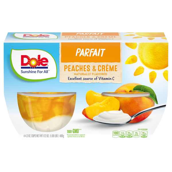 Dole Parfait, Peaches &amp; Creme