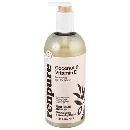 Renpure Shampoo, Coconut &amp; Vitamin E, Moisturize and Replenish