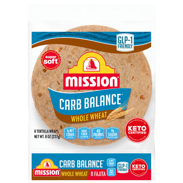 Mission Carb Balance Whole Wheat Fajita Tortillas  DestGlow