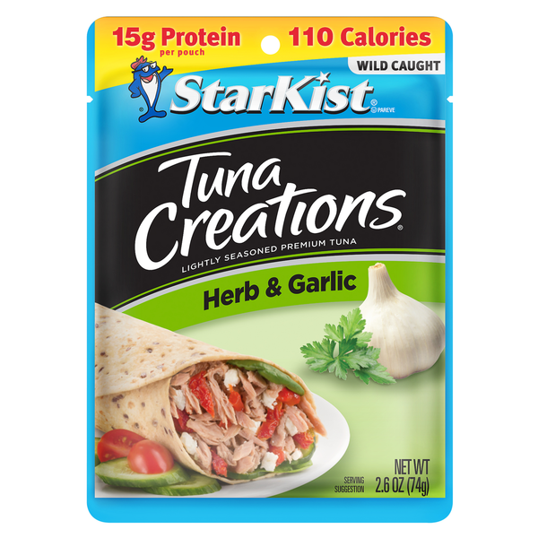 StarKist Tuna Creations Herb &amp; Garlic Pouch  DestGlow