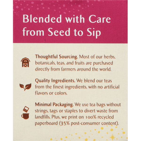 Celestial Seasonings Raspberry Zinger Caffeine Free Herbal Tea  DestGlow