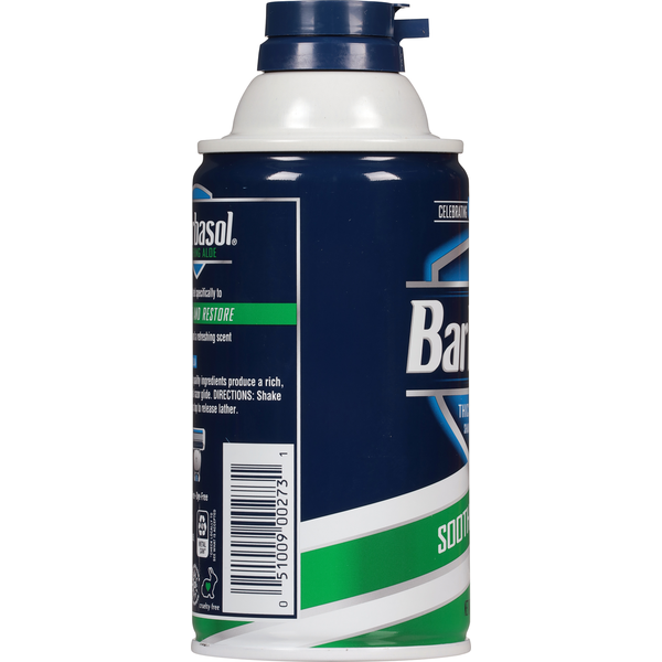 Barbasol Thick &amp; Rich Soothing Aloe Shaving Cream  DestGlow