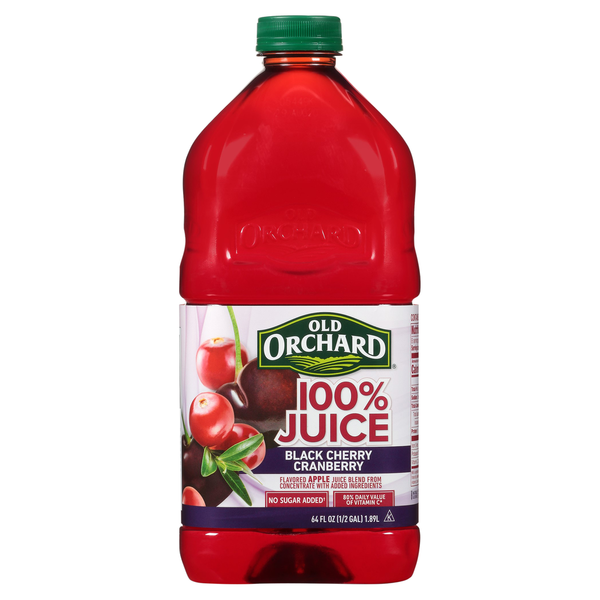 Old Orchard 100% Juice, Black Cherry Cranberry  DestGlow