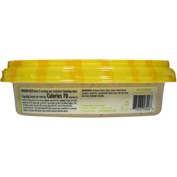 Lantana Citrus, Garlic &amp; Dill Hummus