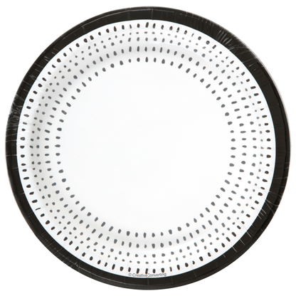 Sensations Modern Monochrome Premium Paper Plates