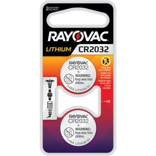 RAYOVAC Lithium Coin Cell Batteries Size 2032 3V  DestGlow