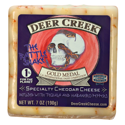 Deer Creek The Rattlesnake, Cheddar Cheese with Tequila and Habanero Pepper