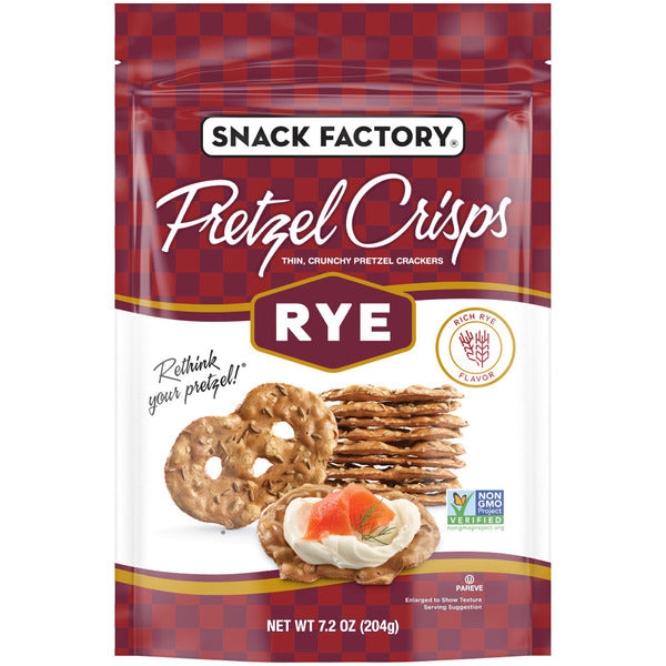 Snack Factory Rye Pretzel Crackers  DestGlow