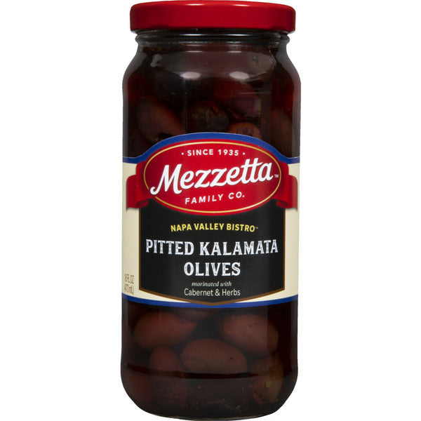 Mezzetta Napa Valley Bistro™ Pitted Kalamata Olives With Cabernet &amp; Herbs  DestGlow