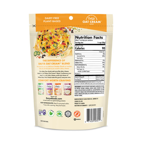 Daiya Dairy Free Cheddar Cheese Shreds  DestGlow